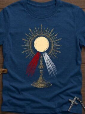 Brand NEW Unisex Eucharist T Shirt Christian (Online Exlcusive, Only a few Made)
